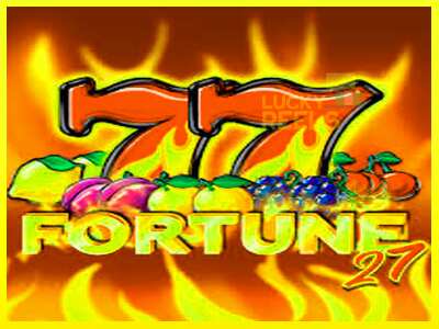 Fortune 27 מכונת משחק לכסף