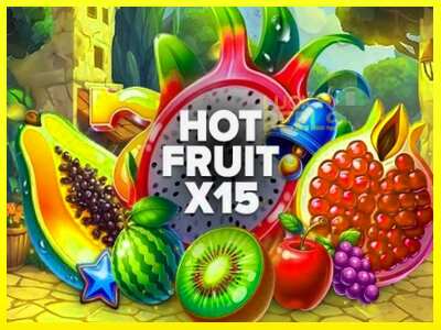 Hot Fruit x15 מכונת משחק לכסף